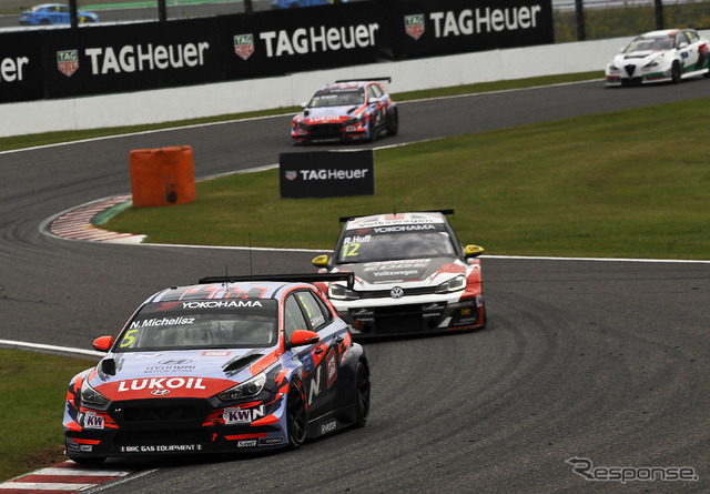 2019年WTCR王者となった#5 ノルベルト・ミケリス(ヒュンダイ、写真は鈴鹿戦)。