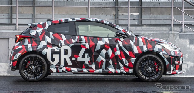 トヨタ GR ヤリスのプロトタイプ(欧州仕様車)