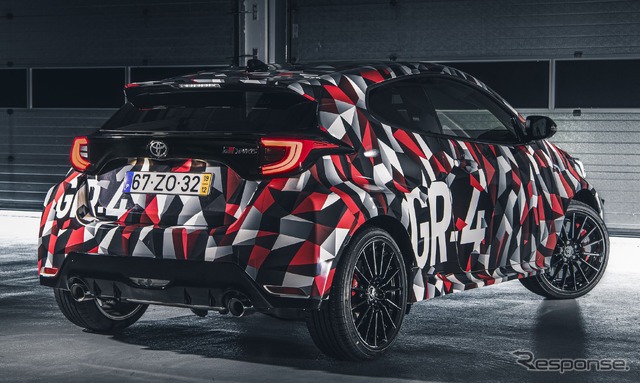 トヨタ GR ヤリスのプロトタイプ(欧州仕様車)