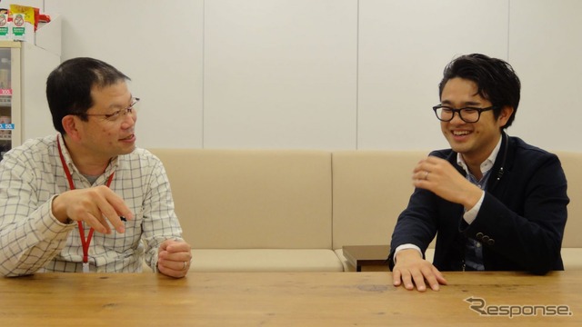 貞平(左)と吉田(右)