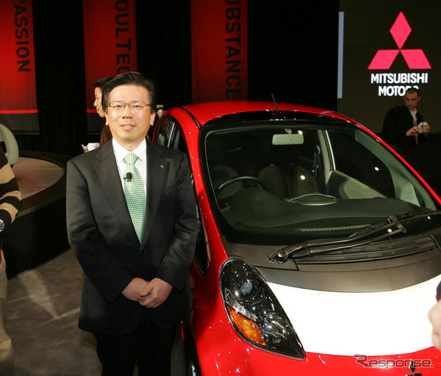 【ニューヨークモーターショー08】三菱 i MiEV…北米導入決定は1年後？