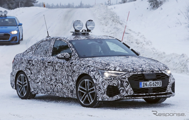 アウディ S3セダン 次期型プロトタイプ スクープ写真