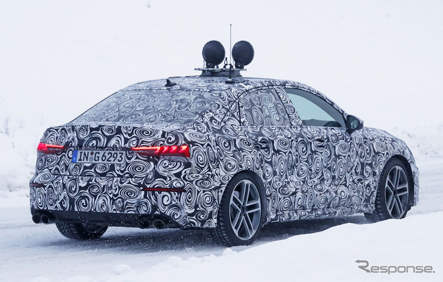 アウディ S3セダン 次期型プロトタイプ スクープ写真