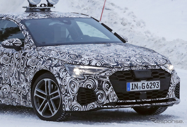 アウディ S3セダン 次期型プロトタイプ スクープ写真