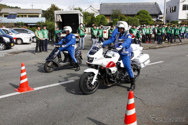 埼玉県 高校生の自動二輪車等の交通安全講習