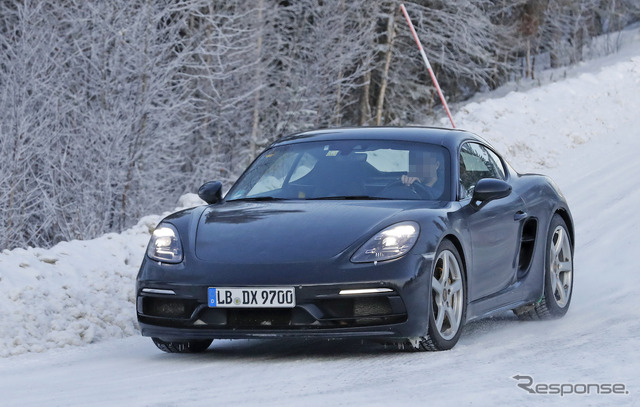 ポルシェ 718 ケイマン GTS 4.0 開発車両(スクープ写真)