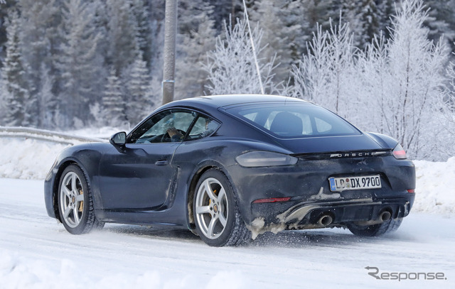 ポルシェ 718 ケイマン GTS 4.0 開発車両(スクープ写真)