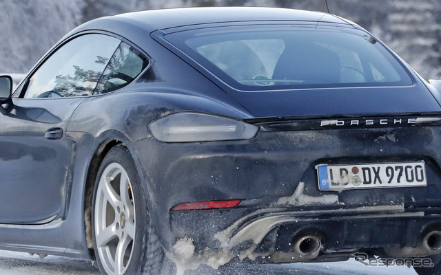 ポルシェ 718 ケイマン GTS 4.0 開発車両(スクープ写真)