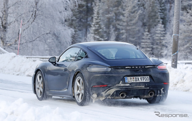 ポルシェ 718 ケイマン GTS 4.0 開発車両(スクープ写真)