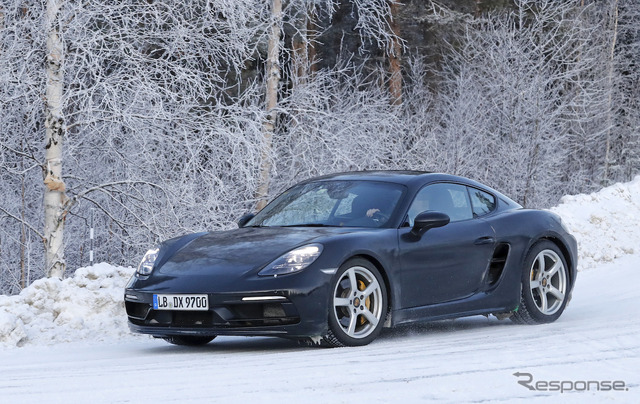 ポルシェ 718 ケイマン GTS 4.0 開発車両(スクープ写真)