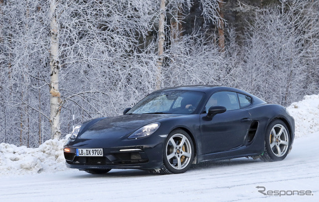 ポルシェ 718 ケイマン GTS 4.0 開発車両(スクープ写真)