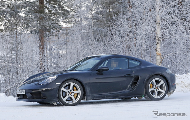 ポルシェ 718 ケイマン GTS 4.0 開発車両(スクープ写真)