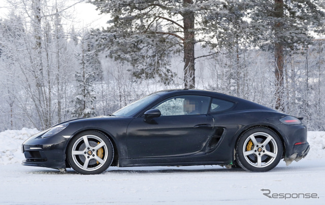 ポルシェ 718 ケイマン GTS 4.0 開発車両(スクープ写真)