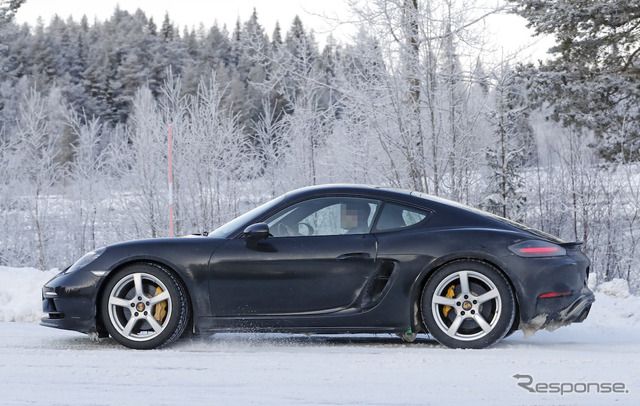 ポルシェ 718 ケイマン GTS 4.0 開発車両(スクープ写真)