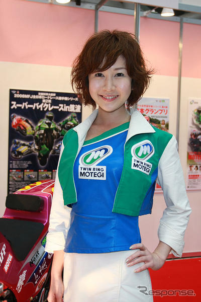 【東京モーターサイクルショー08】コンパニオン写真蔵…もてぎエンジェル