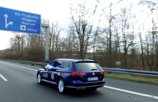 ドイツのアウトバーンに開設された「Testfeld Niedersachsen」(ニーダーザクセン州試験区域)においてVWが匿名データの収集を開始