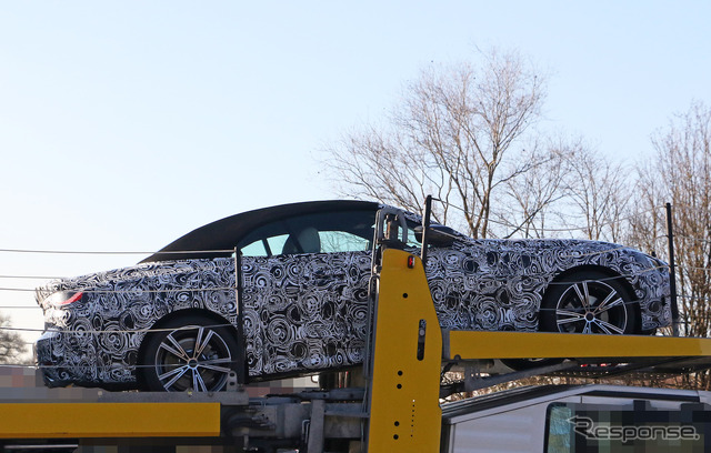BMW 4シリーズ カブリオレ 次期型プロトタイプ(スクープ写真)