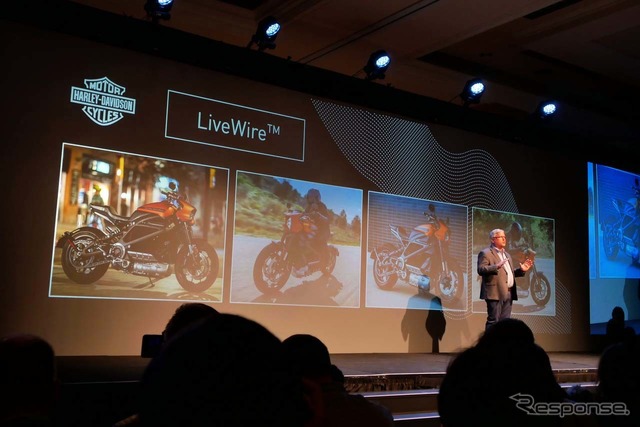 ハーレーダビットソンの電動バイク「LiveWire」向けのコネクティッドサービスを紹介