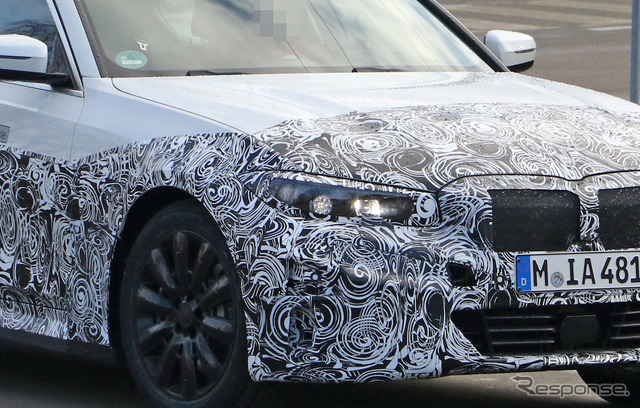 BMW 3シリーズセダンEV 開発車両(スクープ写真)
