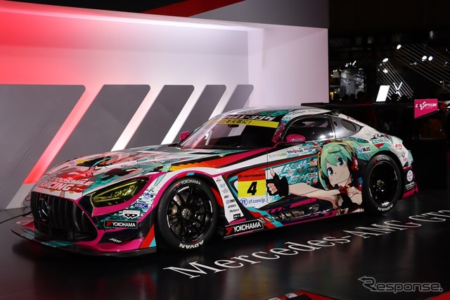 グッドスマイルレーシング2020の初音ミクGT「AMG GT3」も披露された。