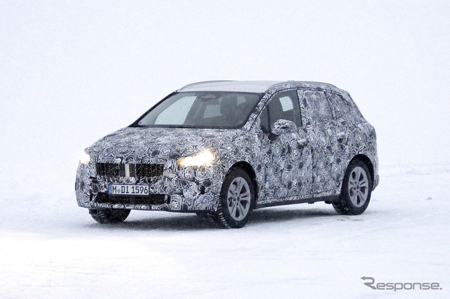 BMW 2シリーズ アクティブツアラー 次期型プロトタイプ(スクープ写真)