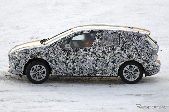 BMW 2シリーズ アクティブツアラー 次期型プロトタイプ(スクープ写真)