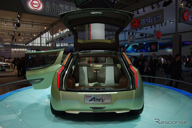 【北京モーターショー08】リチウムポリマー電池搭載のハイブリッド…広州汽車