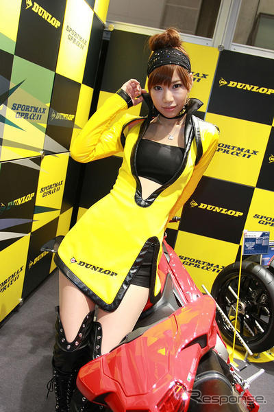 【東京モーターサイクルショー08】コンパニオン写真蔵…ダンロップ