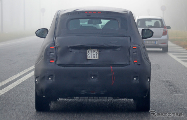 フィアット 500e 次期型プロトタイプ(スクープ写真)