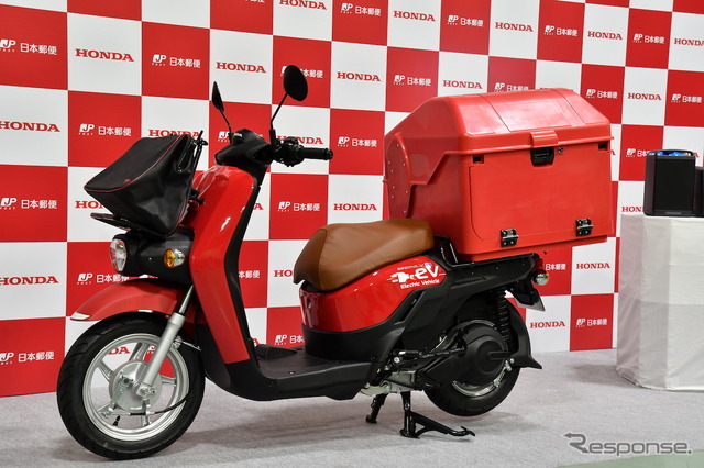 日本郵便に導入されるホンダの電動バイク『ベンリィe：』