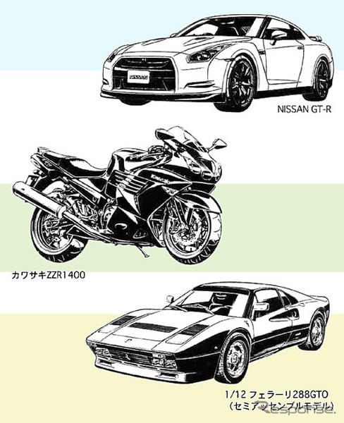 タミヤ、ホビーショーに出品…GT-Rやミニ四駆など50点　5月15-16日