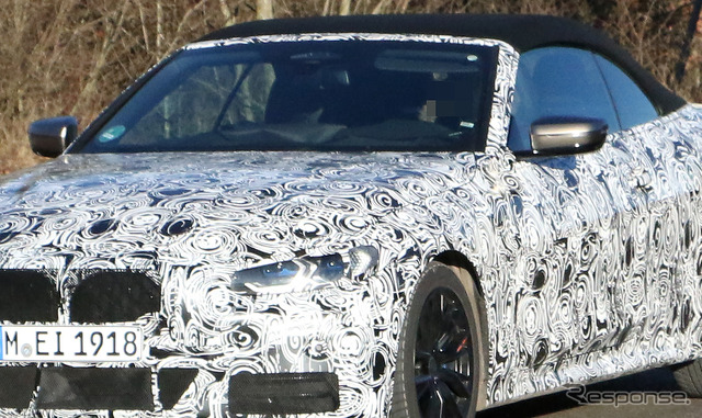 BMW 4シリーズ カブリオレ 新型プロトタイプ(スクープ写真)