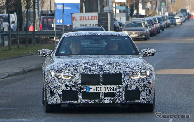 BMW M4クーペ 新型プロトタイプ(スクープ写真)