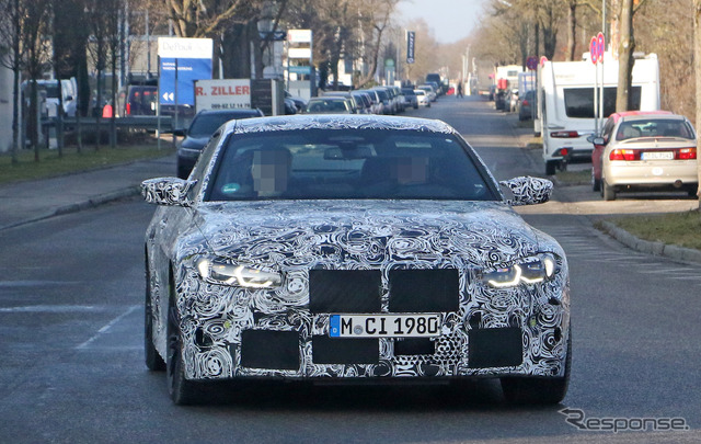 BMW M4クーペ 新型プロトタイプ(スクープ写真)