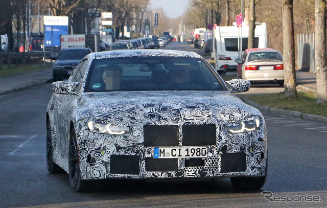 BMW M4クーペ 新型プロトタイプ(スクープ写真)
