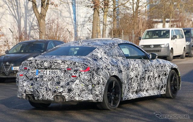 BMW M4クーペ 新型プロトタイプ(スクープ写真)