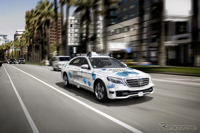 ボッシュとダイムラーが共同開発している自動運転車