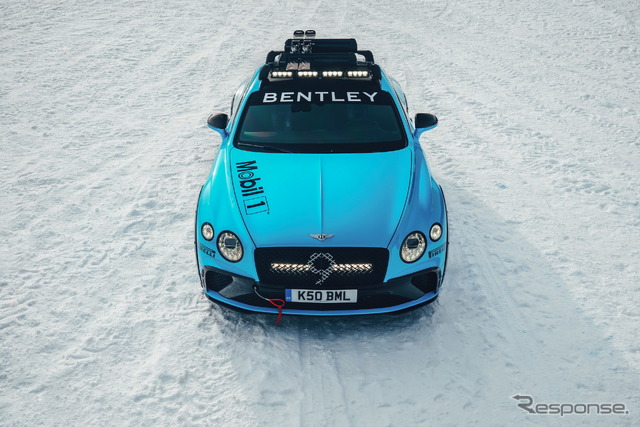 ベントレー・コンチネンタル GT 新型のGPアイスレース参戦車両