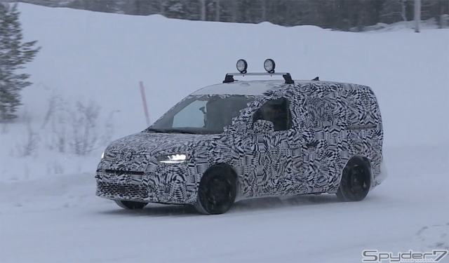 VW キャディ 次期型プロトタイプ スクープ動画