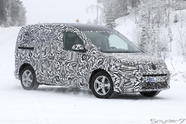 VW キャディ 次期型プロトタイプ スクープ動画