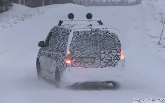 VW キャディ 次期型プロトタイプ スクープ動画