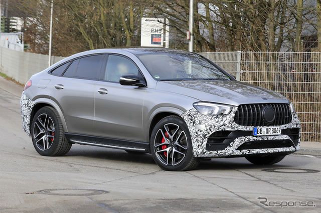 メルセデス AMG GLE 63クーペ 開発車両 スクープ写真