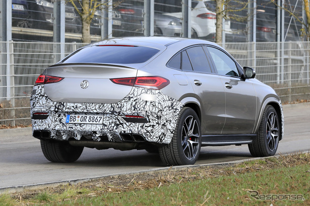 メルセデス AMG GLE 63クーペ 開発車両 スクープ写真