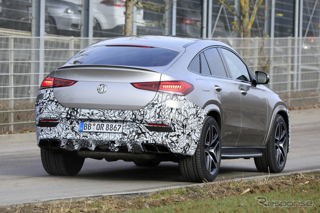 メルセデス AMG GLE 63クーペ 開発車両 スクープ写真