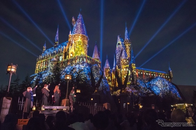 日本国内では大阪のユニバーサル・スタジオ・ジャパンがハリー・ポッターのテーマパークを運営している。 HARRY POTTER characters, names and related indicia are (C) & Warner Bros. Entertainment Inc. J.K. ROWLING`S WIZARDING WORLD J.K. Rowling and Warner Bros. Entertainment Inc. Publishing Rights (c) JKR. (s18)