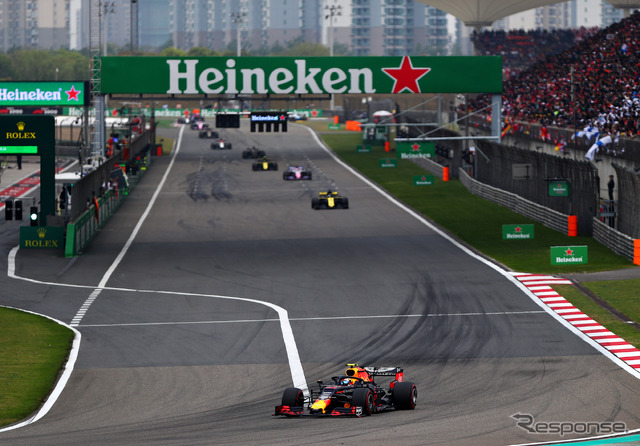 2019年のF1中国GP(上海)。