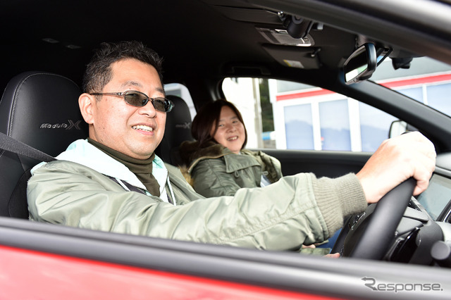 参加者の中島さん夫妻(ホンダアクセス ヴェゼル モデューロX 体感試乗会)