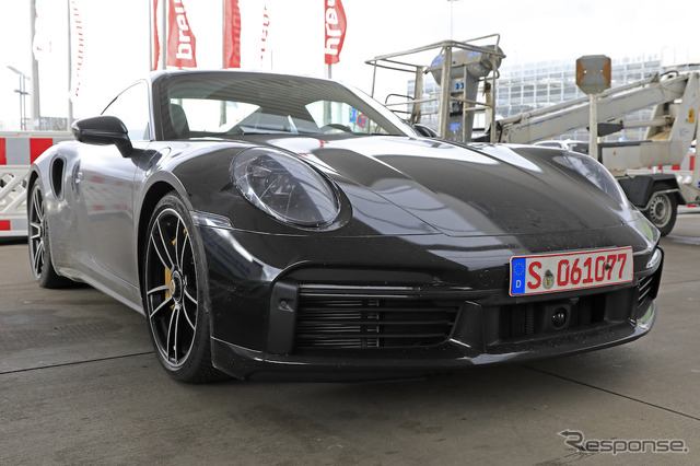 ポルシェ 911ターボS 新型プロトタイプ (スクープ写真)