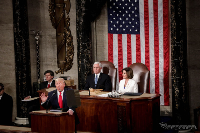 米トランプ大統領の一般教書演説