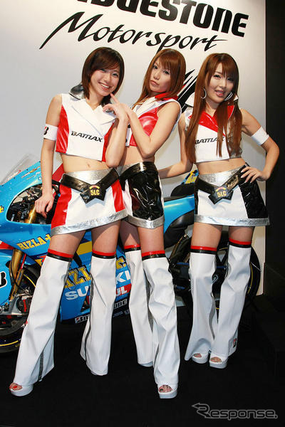 【東京モーターサイクルショー08】コンパニオン写真蔵…ブリヂストンバトラックスガール